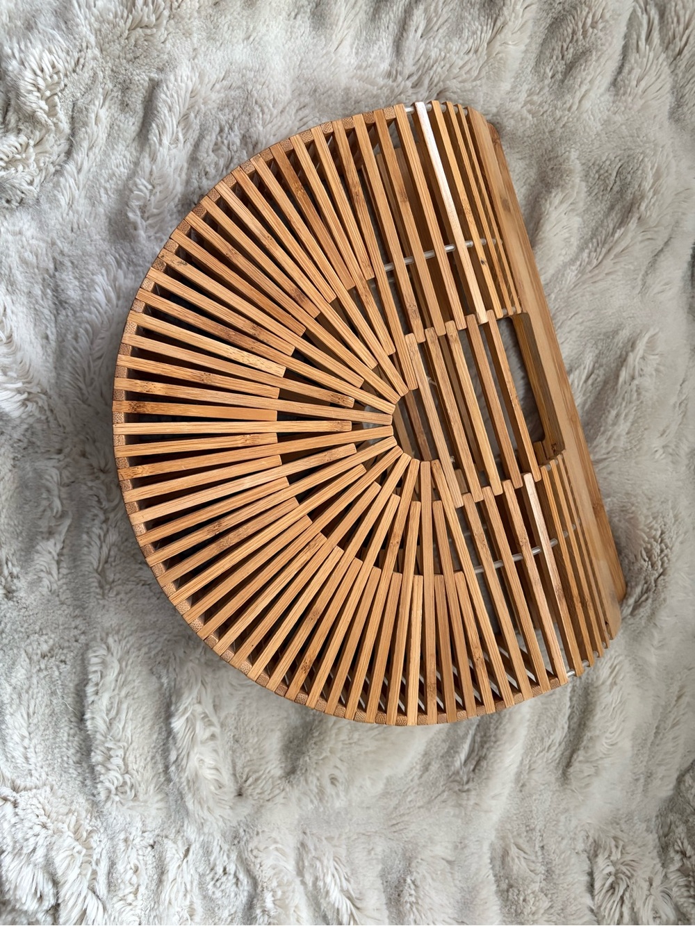 Handheld Bamboo Cult Gaia Ark INSPIRED Clutch - Natural Tan - Picture 6 of 9